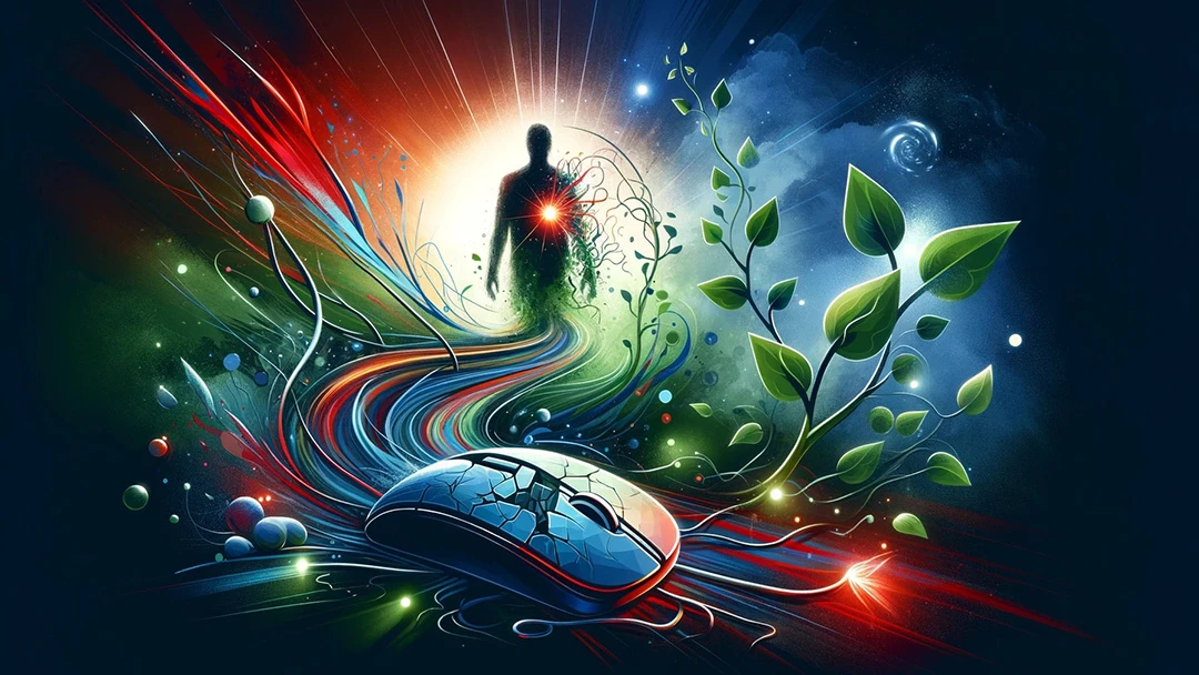 An abstract representation of recovery and perseverance.